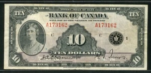 Canada 1935 10 dollari, P44, ottime condizioni - Foto 1 di 2