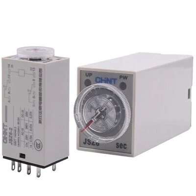 Time Relays Power-on Delay Timer JSZ6-4/-2 12V24V220V With or no Base 8p丨14pin - Image 1 of 4