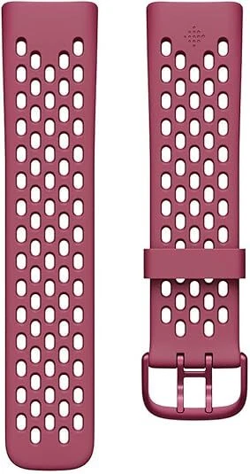 Fitbit Charge 5 / Charge 6 pulseira acessória esportiva - vermelho marrom, pequena - Imagem 1 de 1