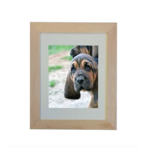 Natural Picture Frame - raw unfinished wood - 1.5" wide - 14x18 artist frame - Picture 1 of 2