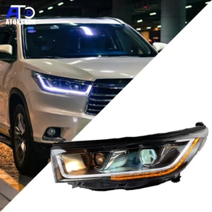 For Toyota Highlander 2014-2016 LED Headlights Assembly HID DRL Turn Signal Beam - Picture 1 of 13
