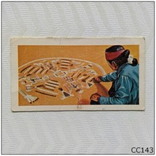 Reddings Strange Customs of the World #6 Navajo Sand-Paintings Tea Card (CC143)