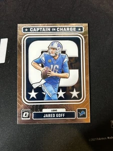 2023 Panini Donruss Optic - Captain in Charge #CC-JG Jared Goff Lions - Picture 1 of 2