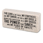 Scripture Block The Lord Is My Rock