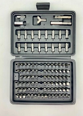 Bitset Bitsatz Bit Satz Spezialbits Bitbox Sortiment 100tlg Koffer Torx Vielzahn - Bild 1 von 4