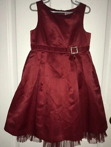 Beautiful Gymboree Holiday Classics Satin Bow Dress Girls Size 6 in EC - Picture 1 of 7