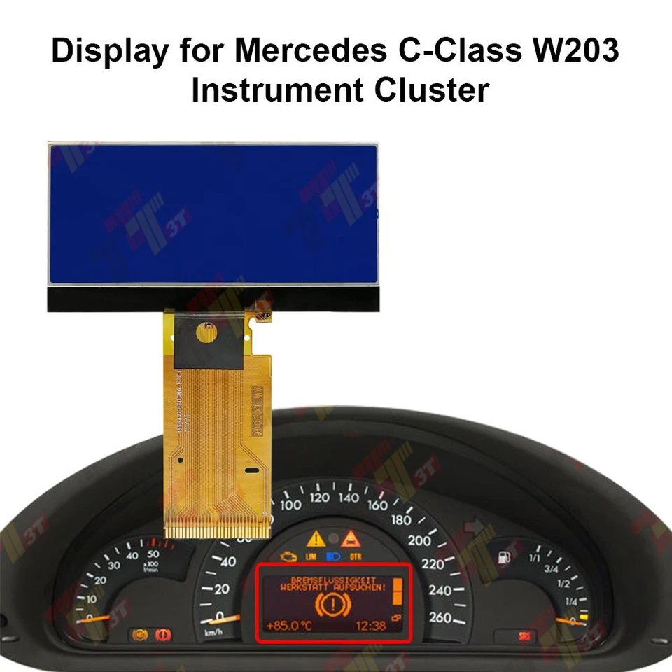 For Mercedes-Benz C-Class W203 Instrument Cluster Display US - Image 1 of 4