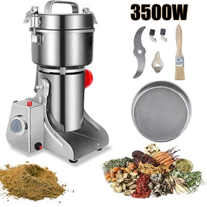Elektrische Getreidemühle 3500W Maschine Kornmühle Maismühle 800g Gewürzmühle - Bild 1 von 12