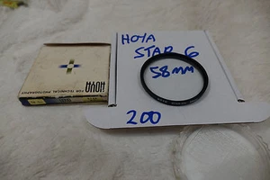 genuine and original Hoya 58mm Star 6 Screw-in Filter made in japan. - Picture 1 of 2