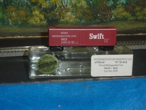 INTERMOUNTAIN RAILWAY CO. SPUR N #67708-06* HOLZ KÜHLWAGEN "SWIFT" #5199 - Bild 1 von 4