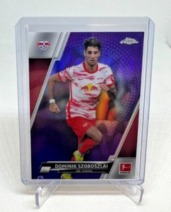 2021-22 Topps Chrome Bundesliga DOMINIK SZOBOSZLAI Purple Refractor 193/299 #61