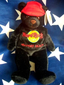HRC Hard Rock Cafe Newport Beach Charlie Beara Oso de Peluche Herrington NUEVO - Imagen 1 de 5