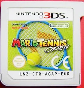 3DS Mario Tennis Open Not For Resale Rare Game Demo US VERSION - Picture 1 of 1
