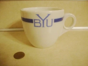 Taza de restaurante vintage BYU Brigham Young University cafetería taza Mayer China! - Imagen 1 de 5