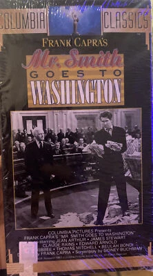 Mr. Smith Goes to Washington (VHS 1989) Columbia Classics, James Stewart. SEALED Foto 1 de 2