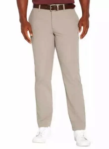 NWT Banana Republic Flat Front Pants Slim Fit Men's Tan London Fog-36 X 29 - Picture 1 of 3