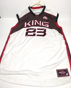 Maglia basket vintage Nike Air LeBron King James 23 2XL - Foto 1 di 6