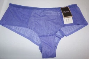New Chantelle Size Small/5 semi-sheer C-Ideal Hipster Panty Brief 1958 Blue NWT - Picture 1 of 5