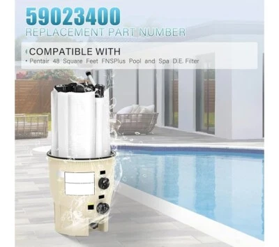 59023400 Complete Element Filter Grid Assembly Replacement for Pentair FNS Plus - Image 1 of 4