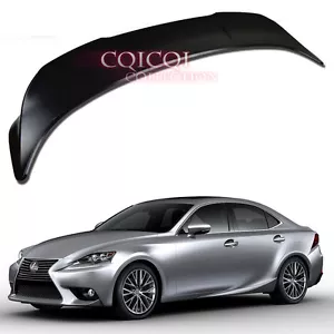 Unpainted Lexus 14~20 IS IS250 IS300 IS350 sedan T type trunk spoiler ◎ - Foto 1 di 1