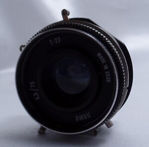 r Lens & Shutter T-22 f4.5/75 Triplet LOMO of Lubitel 166B V Russian camera 1410