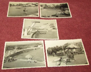 Vintage Lot of 5 The European Club Bombay, India Photographs Original 3"x4" - Picture 1 of 3