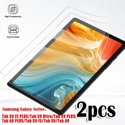 2Pcs Tablet Screen HD clear Protector Film For Samsung Galaxy Series - Image 1 of 4