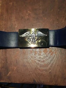 Standout Brass High Relief Brilliant Luster USA Eagle Buckle - Picture 1 of 5