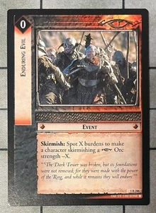 ENDURING EVIL 1R 40  Decipher Lord of the Rings Fellowship - Picture 1 of 1