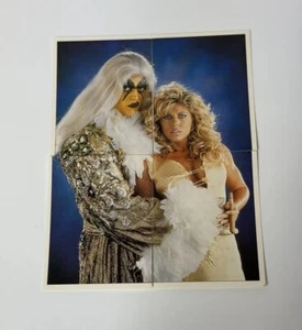 Goldust Marlena 1997 Panini WWF Superstars Sticker Portrait Card Lot #59 - #62 - Bild 1 von 2