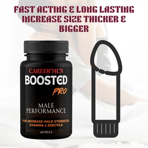 BOOSTER PERFORM - 72 Hour Natural Peak Male Enhancement Supplement (60 Pills ) - Picture 1 of 6