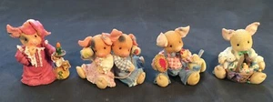 4 Enesco This Little Piggy Squeal Keep In Touch, Bear Humbug, Easter Sure Is + - Picture 1 of 9