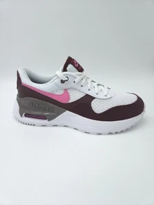 NIKE AIR MAX SYSTM (GS) White/Burgundy/ Pink Youth Shoes DQ0284 116.    #79 - Picture 1 of 9