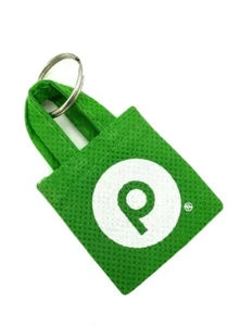 Publix Mini Shopping Bag Key chain, Grocery Store Set of 2 - Picture 1 of 3
