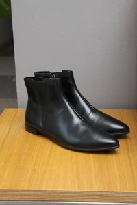 Geox Stiefeletten Damenstiefel Leder schwarz Reißverschluss Gr. 39 Neu - Bild 1 von 8