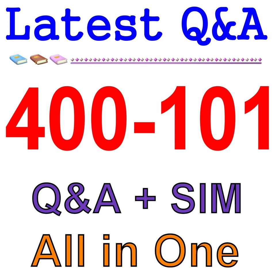 New Cisco Best Practice Material For 400-101 Exam Q&A+SIM - Image 1 of 1