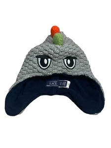 Dinosaur Hat Gray Primary Color Children's Place 2T/ 3T Knit Monster Boy Girl - Picture 1 of 10