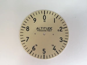 New Piper J3 Cub Vintage Aircraft Altimeter Dial - Picture 1 of 1