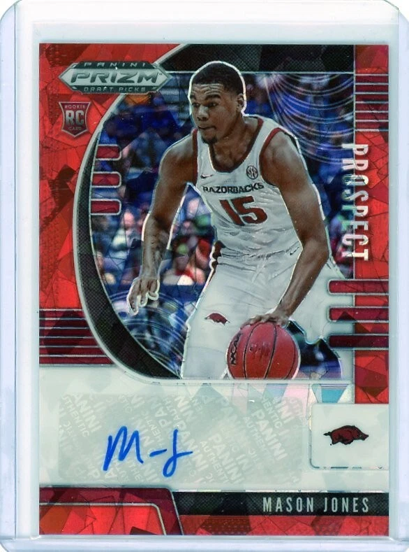 2020-21 Prizm Draft Picks Prospect Autographs Red Ice #59 Mason Jones Auto - Image 1 of 1