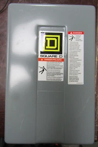 😃 SQUARE D 30 AMP ENCLOSED LIGHTING CONTACTOR 120 VAC COIL 600 VAC 8903LG40 - Picture 1 of 11