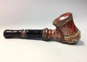 16th Century European Style Pipe - Handmade Studio Pottery - Picture 1 of 10