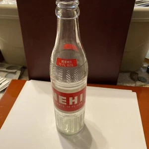 NEHI Bottle 10 Fluid Oz Vintage Soda Bottle Clear Glass. - Picture 1 of 11
