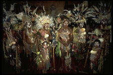381077 Karawari Lodge Ceremonial Dancers New Guinea A4 Photo Print