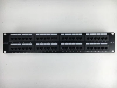 Intellinet P48T-KDA 48-Port CAT-5E Patch Panel 2U - Image 1 of 3