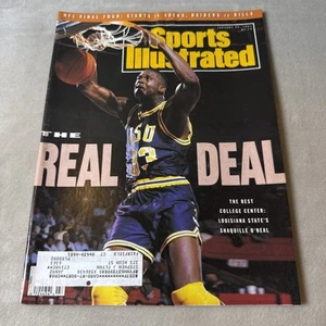 Sports Illustrated Jan 21, 1991 Shaquille O’Neal LSU First Cover . Very Nice - Picture 1 of 3