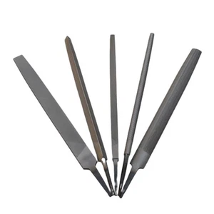Steel File Set 6inch For Metalworking Medium-Toothed Steel Rasp Triangle - Picture 1 of 12
