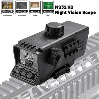 Digital Night Vision Scope Mount NV Sights Optical 3.5x32 Digital Infrared MS32 - Image 1 of 4