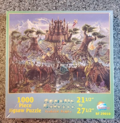 NEW SunsOut AQUATIC BALANCE 1000 piece puzzle undersea fantasy RARE - Image 1 of 4