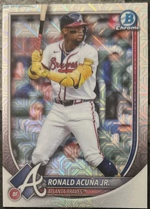 Ronald Acuna Jr. 2025 Bowman Chrome Mega Box Mojo Refractor #21 - Imagen 1 de 1