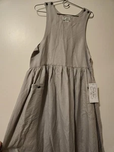 NEW Simon The Tanner Dress Linen Rayon Blend Than Travel Sz M Beach Bohemian - Picture 1 of 7